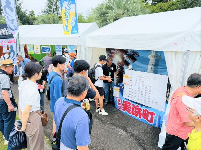 第56回住友生命Vitalityレディス東海クラシックで出店した美浜町のブーズ