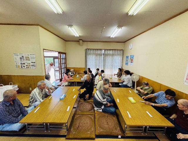 令和7年度時志地区の敬老会の様子