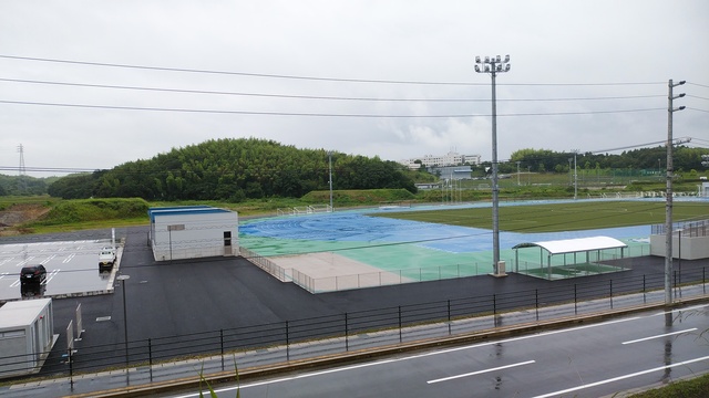 令和6(2024)年7月1日(最終) 公園北側(町道)から公園中央方面を映した定点カメラの写真