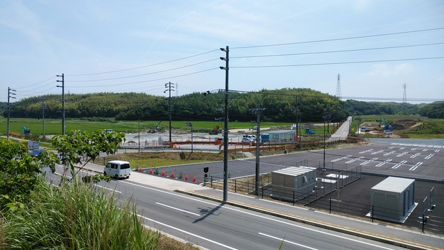令和6(2024)年6月11日 公園北側(町道)から公園東側(ひえぞ橋)方面を映した定点カメラの写真
