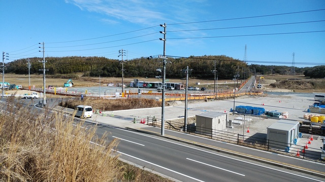 令和6(2024)年2月27日 公園北側(町道)から公園東側(ひえぞ橋)方面を映した定点カメラの写真