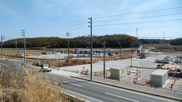 令和6(2024)年3月11日 公園北側(町道)から公園東側(ひえぞ橋)方面を映した定点カメラの写真