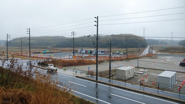 令和6(2024)年3月25日 公園北側(町道)から公園東側(ひえぞ橋)方面を映した定点カメラの写真