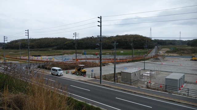 令和6(2024)年4月8日 公園北側(町道)から公園東側(ひえぞ橋)方面を映した定点カメラの写真