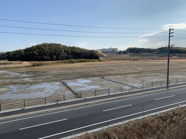 令和4(2022)年1月26日 公園北側(町道)から公園中央方面を映した定点カメラの写真