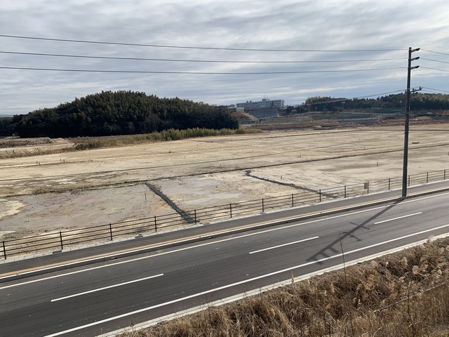 令和4(2022)年2月8日 公園北側(町道)から公園中央方面を映した定点カメラの写真