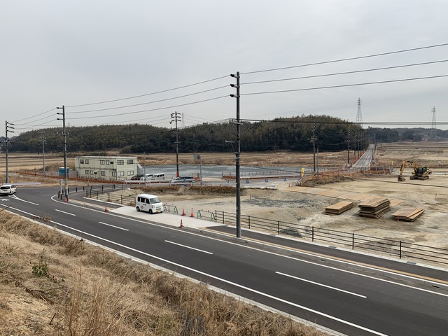 令和4(2022)年3月1日 公園北側(町道)から公園東側(ひえぞ橋)方面を映した定点カメラの写真