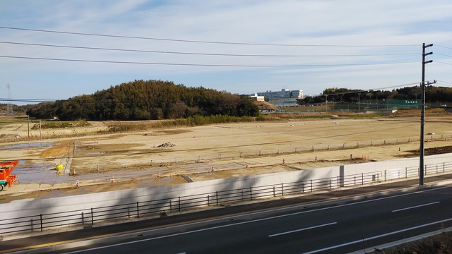 令和4(2022)年4月5日 公園北側(町道)から公園中央方面を映した定点カメラの写真