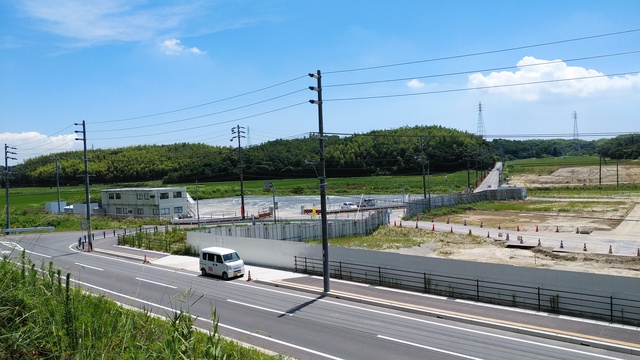 令和4(2022)年6月28日 公園北側(町道)から公園東側(ひえぞ橋)方面を映した定点カメラの写真