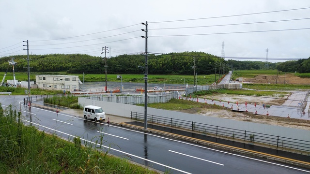 令和4(2022)年7月4日 公園北側(町道)から公園東側(ひえぞ橋)方面を映した定点カメラの写真