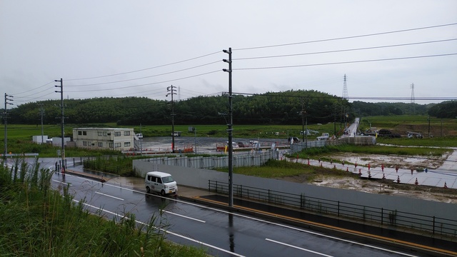 令和4(2022)年7月19日 公園北側(町道)から公園東側(ひえぞ橋)方面を映した定点カメラの写真