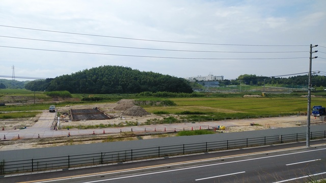 令和4(2022)年7月26日 公園北側(町道)から公園中央方面を映した定点カメラの写真