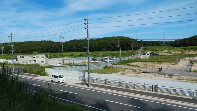 令和4(2022)年8月2日 公園北側(町道)から公園東側(ひえぞ橋)方面を映した定点カメラの写真