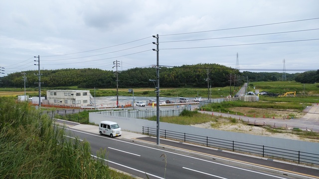 令和4(2022)年8月29日 公園北側(町道)から公園東側(ひえぞ橋)方面を映した定点カメラの写真