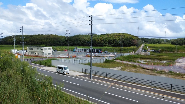 令和4(2022)年9月6日 公園北側(町道)から公園東側(ひえぞ橋)方面を映した定点カメラの写真