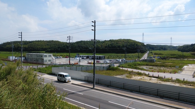 令和4(2022)年9月13日 公園北側(町道)から公園東側(ひえぞ橋)方面を映した定点カメラの写真