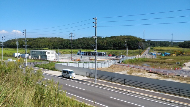 令和4(2022)年9月26日 公園北側(町道)から公園東側(ひえぞ橋)方面を映した定点カメラの写真