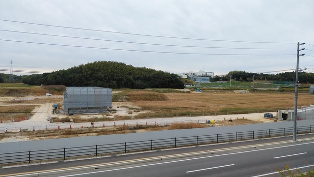 令和4(2022)年10月25日 公園北側(町道)から公園中央方面を映した定点カメラの写真