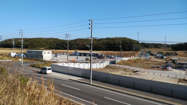 令和4(2022)年12月12日 公園北側(町道)から公園東側(ひえぞ橋)方面を映した定点カメラの写真