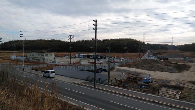 令和5(2023)年2月7日 公園北側(町道)から公園東側(ひえぞ橋)方面を映した定点カメラの写真