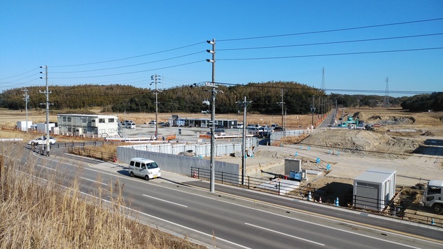 令和5(2023)年2月27日 公園北側(町道)から公園東側(ひえぞ橋)方面を映した定点カメラの写真
