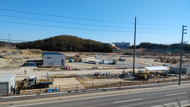 令和5(2023)年2月27日 公園北側(町道)から公園中央方面を映した定点カメラの写真