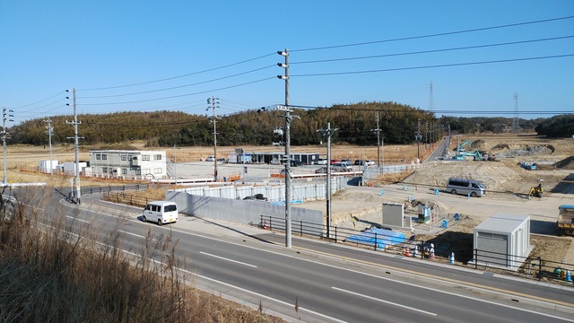 令和5(2023)年3月6日 公園北側(町道)から公園東側(ひえぞ橋)方面を映した定点カメラの写真