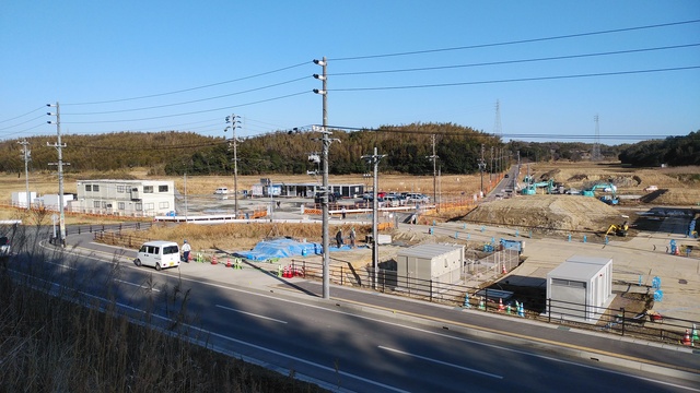 令和5(2023)年3月14日 公園北側(町道)から公園東側(ひえぞ橋)方面を映した定点カメラの写真