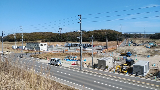 令和5(2023)年3月20日 公園北側(町道)から公園東側(ひえぞ橋)方面を映した定点カメラの写真