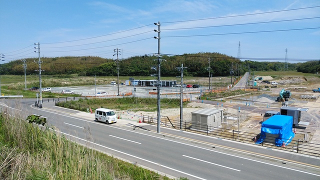 令和5(2023)年5月9日 公園北側(町道)から公園東側(ひえぞ橋)方面を映した定点カメラの写真