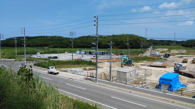 令和5(2023)年6月20日 公園北側(町道)から公園東側(ひえぞ橋)方面を映した定点カメラの写真
