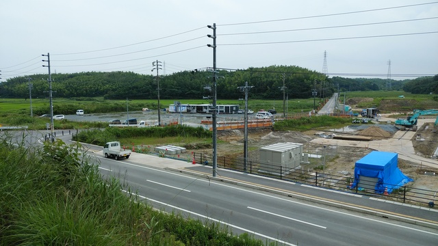 令和5(2023)年6月27日 公園北側(町道)から公園東側(ひえぞ橋)方面を映した定点カメラの写真