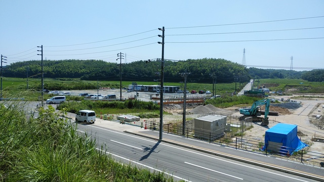 令和5(2023)年7月4日 公園北側(町道)から公園東側(ひえぞ橋)方面を映した定点カメラの写真