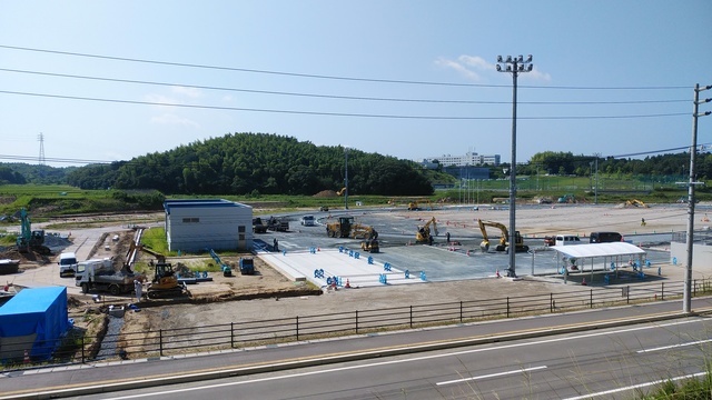 令和5(2023)年7月11日 公園北側(町道)から公園中央方面を映した定点カメラの写真