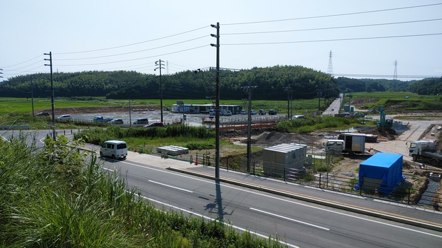令和5(2023)年7月11日 公園北側(町道)から公園東側(ひえぞ橋)方面を映した定点カメラの写真