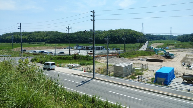 令和5(2023)年7月18日 公園北側(町道)から公園東側(ひえぞ橋)方面を映した定点カメラの写真