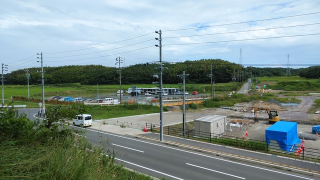 令和5(2023)年9月12日 公園北側(町道)から公園東側(ひえぞ橋)方面を映した定点カメラの写真