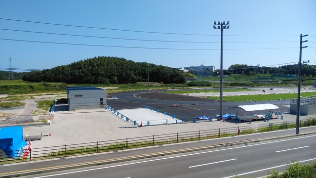 令和5(2023)年9月19日 公園北側(町道)から公園中央方面を映した定点カメラの写真