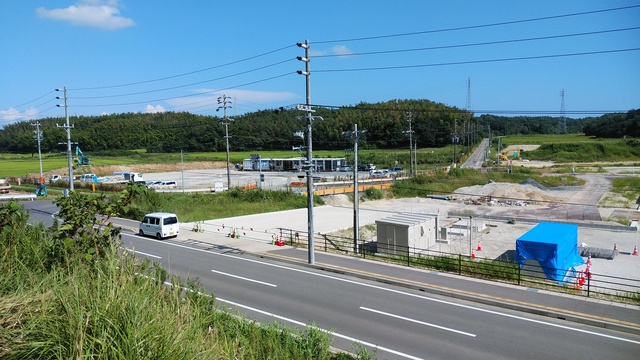 令和5(2023)年9月19日 公園北側(町道)から公園東側(ひえぞ橋)方面を映した定点カメラの写真