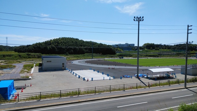 令和5(2023)年9月25日 公園北側(町道)から公園中央方面を映した定点カメラの写真