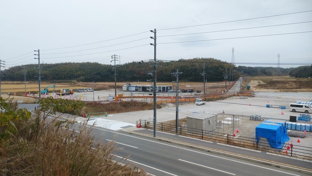 令和5(2023)年12月5日 公園北側(町道)から公園東側(ひえぞ橋)方面を映した定点カメラの写真