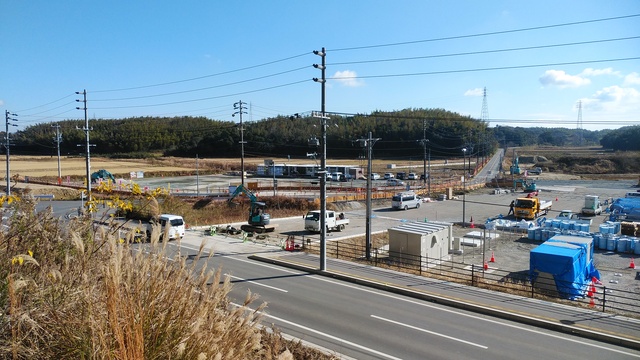 令和5(2023)年12月19日 公園北側(町道)から公園東側(ひえぞ橋)方面を映した定点カメラの写真