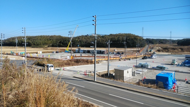 令和5(2023)年12月26日 公園北側(町道)から公園東側(ひえぞ橋)方面を映した定点カメラの写真