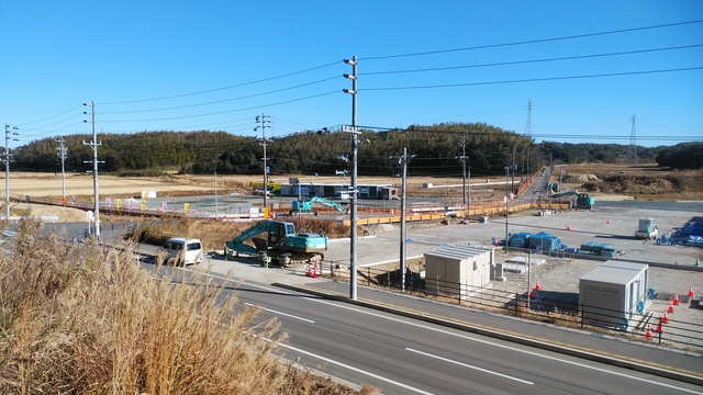令和6(2024)年1月4日 公園北側(町道)から公園東側(ひえぞ橋)方面を映した定点カメラの写真