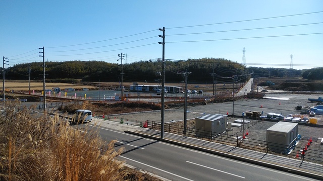 令和6(2024)年2月6日 公園北側(町道)から公園東側(ひえぞ橋)方面を映した定点カメラの写真