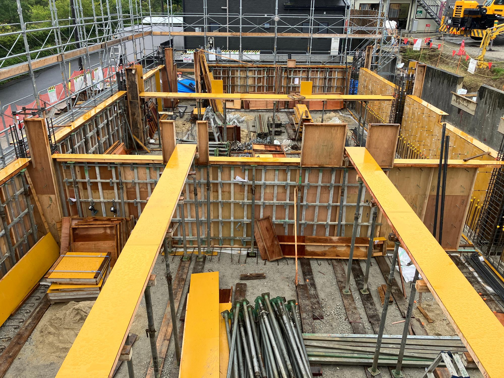 令和7年10月下旬 工事現場の様子