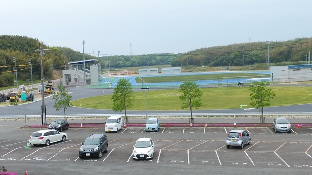 令和6（2024）年4月23日 知多奥田駅から公園（全体）方面を映した定点カメラの写真