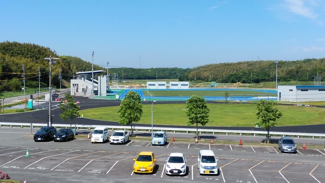 令和6（2024）年5月21日 知多奥田駅から公園（全体）方面を映した定点カメラの写真