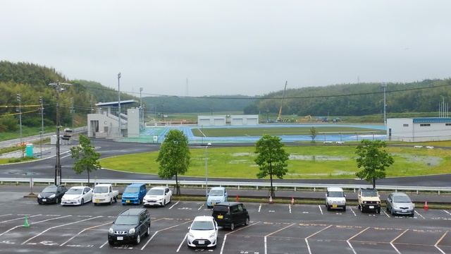令和6（2024）年5月27日 知多奥田駅から公園（全体）方面を映した定点カメラの写真