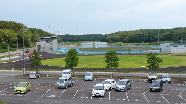 令和6（2024）年6月17日 知多奥田駅から公園（全体）方面を映した定点カメラの写真